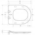 Крышка-сиденье для унитаза BelBagno Uno BB3105SC