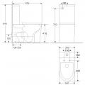 Унитаз WeltWasser Salzbach 001 GL-BL безободковый