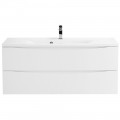 Тумба под раковину BelBagno Marino 110 bianco lucido MARINO-1100-2C-SO-BL-P