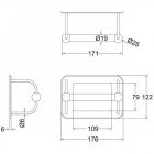 Бумагодержатель Burlington A5CHR