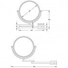 Зеркало оптическое настенное Steinberg 650 9200