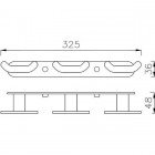 Планка с 4-мя крючками Gro Welle Mandarin MDR533