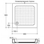 Поддон Migliore ML.PDQ-28.380.BI керамический