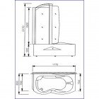 Душевая кабина Appollo A-0833 L