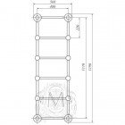 Полотенцесушитель Migliore Colosseum ML.CLS-HY.410.BR