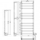 Полотенцесушитель водяной Margaroli Sereno 584-8 (775) BOX