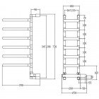 Полотенцесушитель водяной Margaroli Sole 585 BOX