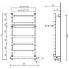 Полотенцесушитель водяной Margaroli Sereno 587-6 (325) BOX