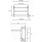 Полотенцесушитель водяной Margaroli Sereno 592 (475) BOX