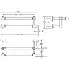 Полотенцесушитель водяной Margaroli Armonia 9-592 BOX