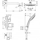 Комплект для душа Hansgrohe Croma 160 26473000