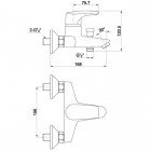 Смеситель для ванны Timo Uta 0094Y