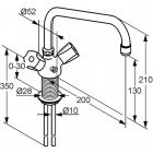 Смеситель для кухни Kludi Standard 316560515