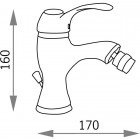 Смеситель для биде Veragio Grazia VR.GRA-3520.CR