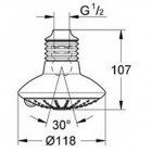 Верхний душ Grohe Euphoria 27235000