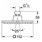 Верхний душ Grohe Euphoria Cube 150 27705000