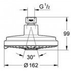 Верхний душ Grohe Rainshower 27134000