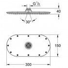 Верхний душ Grohe Rainshower Veris 27470000