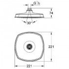 Верхний душ Grohe Grandera 27974000