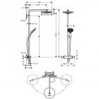 Душевая программа Hansgrohe Raindance Select 27129400