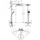 Душевая программа Hansgrohe Raindance Select Showerpipe 360 27133000