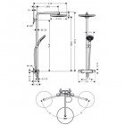 Душевая программа Hansgrohe Raindance Select Showerpipe 360 27133400