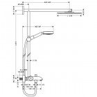 Душевая программа Hansgrohe Raindance Showerpipe 240 27147000