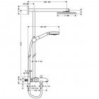 Душевая программа Hansgrohe Raindance Showerpipe EcoSmart 180 27141000