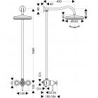 Душевая программа Hansgrohe Axor Montreux Showerpipe 16570000