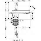 Смеситель для биде Hansgrohe Axor Starck X 10205000