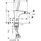 Смеситель для биде Hansgrohe PuraVida 15270000