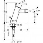 Смеситель для биде Hansgrohe Talis S2 32240000