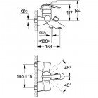 Смеситель Grohe Ectos 33397MF0