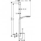 Душевая программа Hansgrohe Raindance Select E150 AIR 3jet 27857000