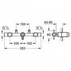 Скрытая часть смесителя Grohe 29025000