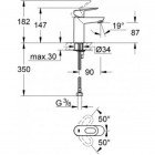 Смеситель для умывальника Grohe BauLoop 23336000