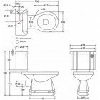 Унитаз Burlington P5+C4