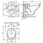 Унитаз Ifo Frisk RS021130000 подвесной