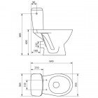 Унитаз Cersanit KORAL S-KO-K031-3/6-P-w