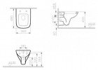 Унитаз подвесной VitrA S20 5505B003-0075 укороченный