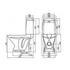 Унитаз Ifo Forge жесткое сиденье RL6130-71590