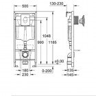 Инсталляция Grohe Rapid SL 38750