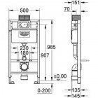 Инсталляция Grohe Rapid SL 38525001