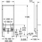 Инсталляция Grohe Rapid SL 38581001