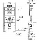 Инсталляция Grohe Rapid SL 38586001