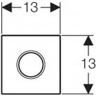 Кнопка Geberit Sigma 01 HyTronic 116.021.46.5
