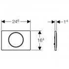 Кнопка Geberit Sigma 10 115.758.SN.5
