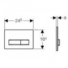 Кнопка Geberit Sigma 50 115.788.00.5