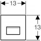 Кнопка Geberit Sigma 50 HyTouch 116.016.SD.1