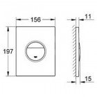 Кнопка Grohe Nova Cosmopolitan 38765SH0